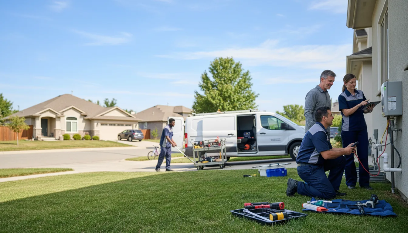 Tankless water heater service in Wood, PA